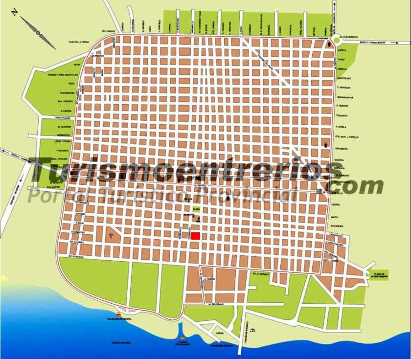 plano de la ciudad